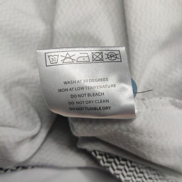 Horseware Ireland Cara Gray Chevron Equestrian Polo Long Sleeve Large Preppy - Picture 10 of 12